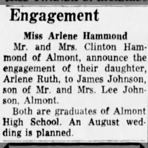Engagement Hammond/ Johnson